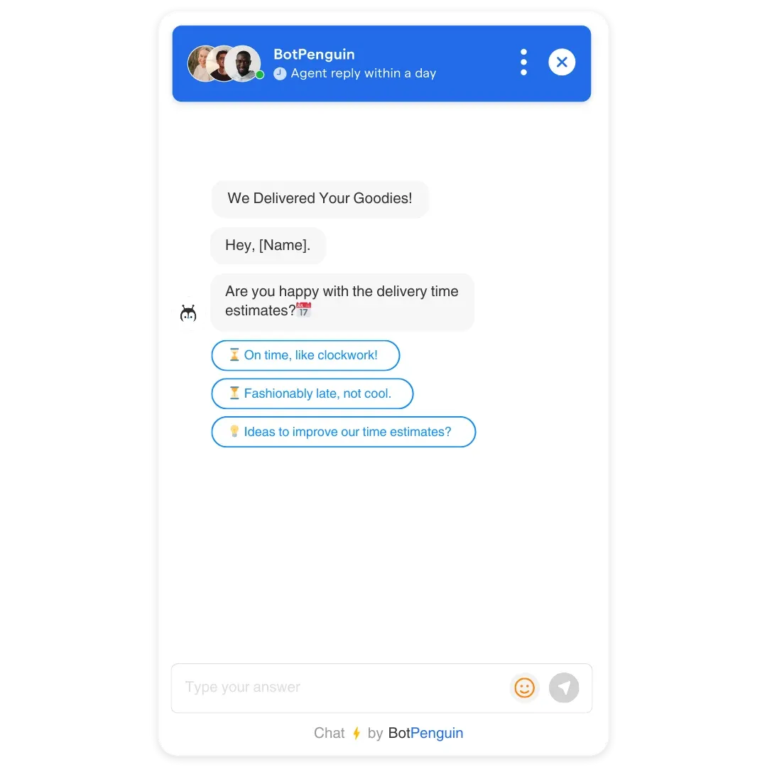 Customer Feedback Chatbot Templates for Logistics