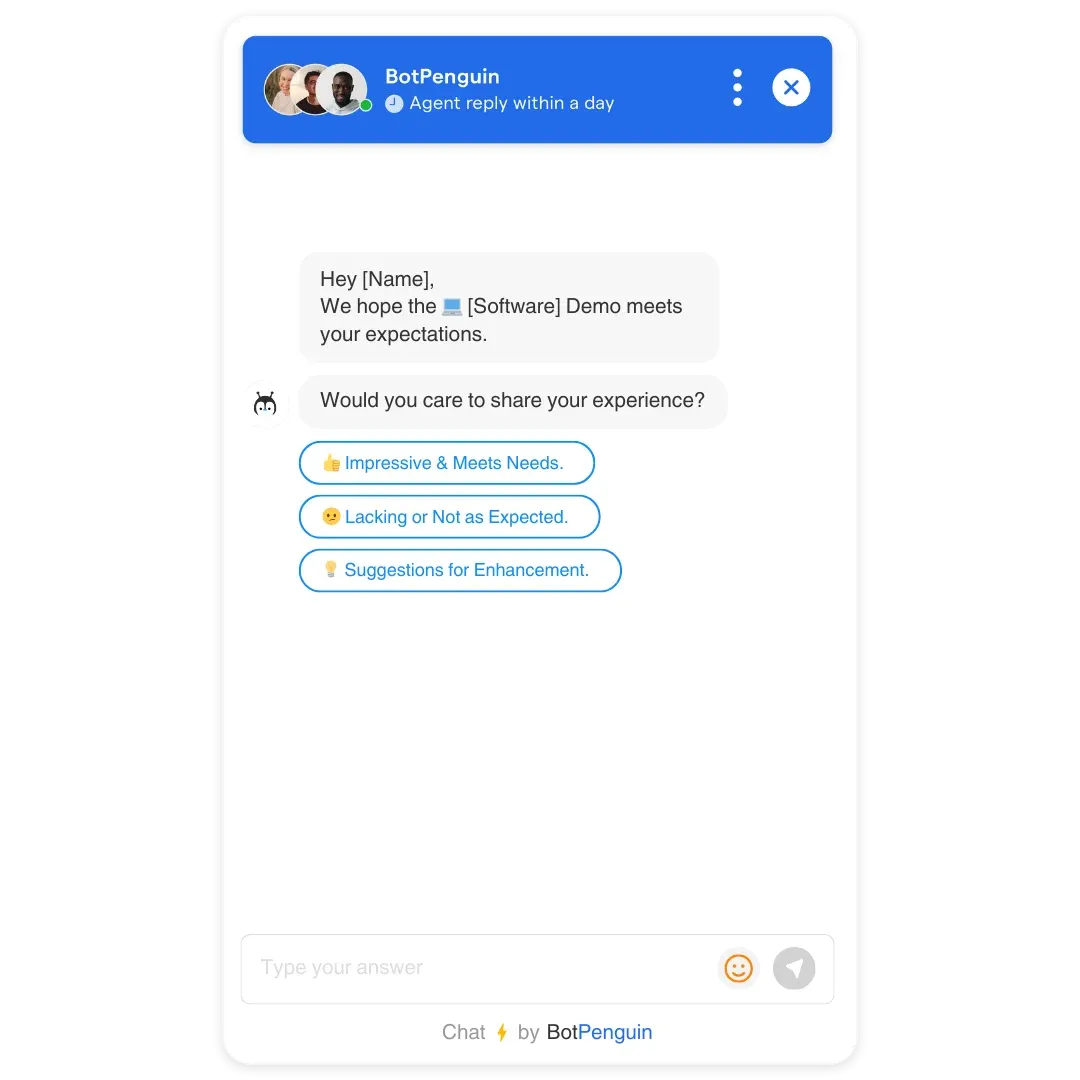 Customer Feedback Chatbot Templates for SaaS Companies