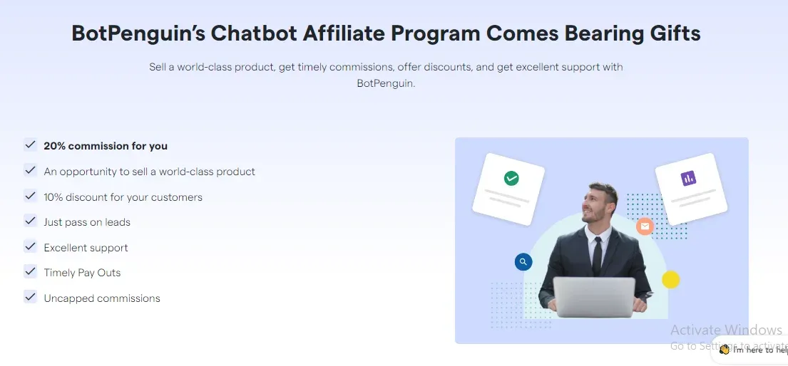 BotPenguin Chatbot affiliate Program