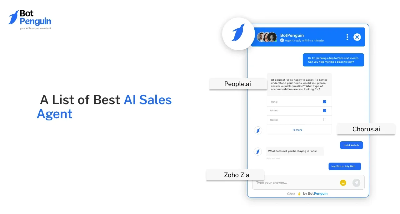 A List of 10 Best AI Sales Agent in 2024