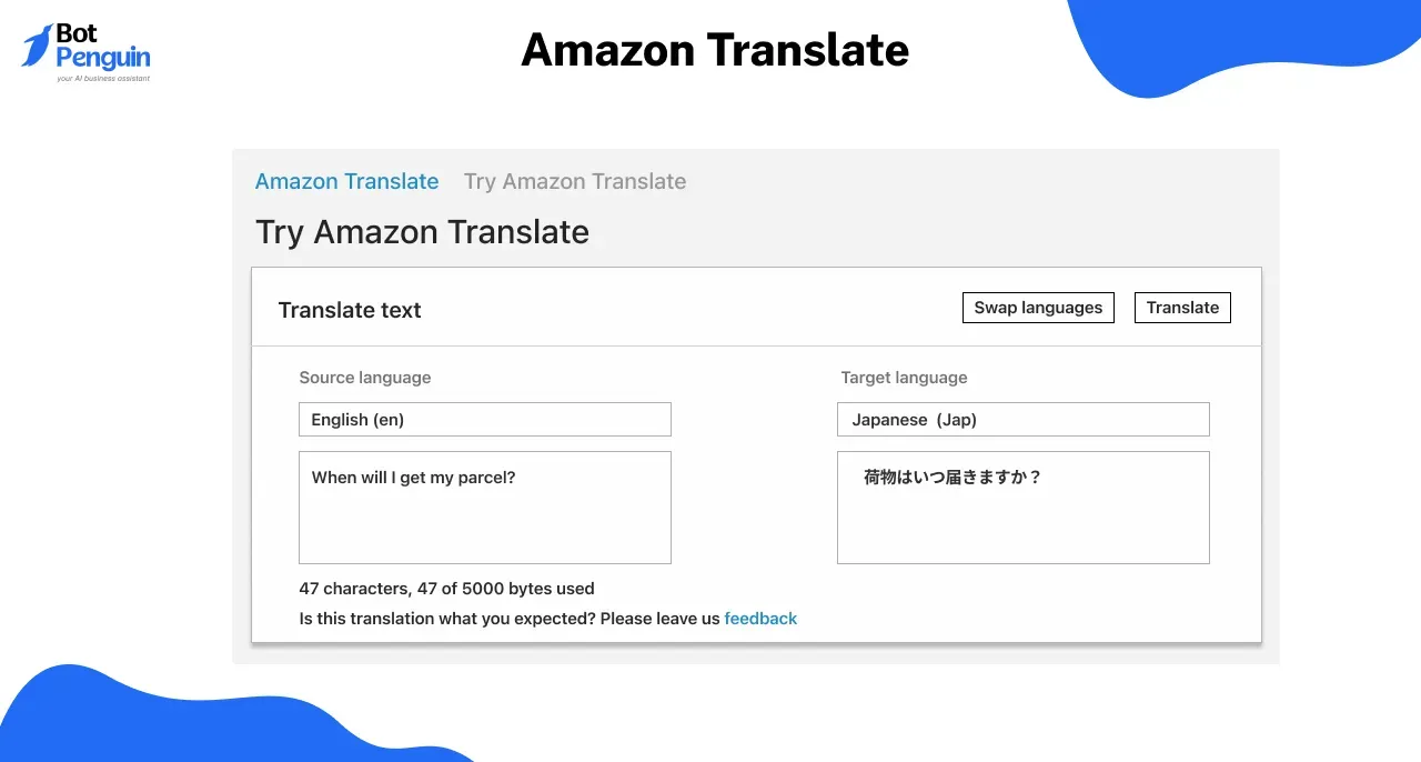 Amazon Translate