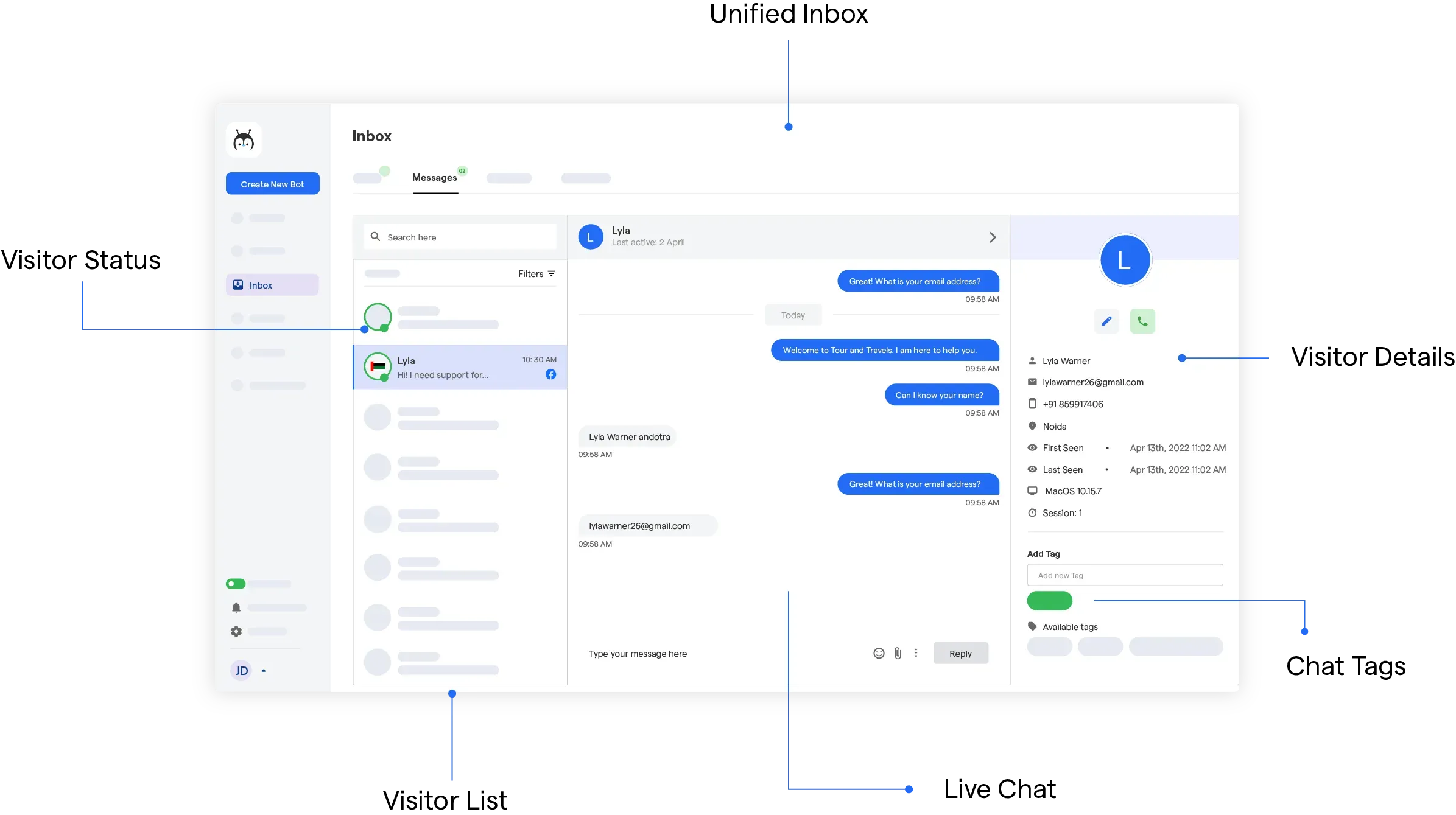 Analytics and reporting functionalities