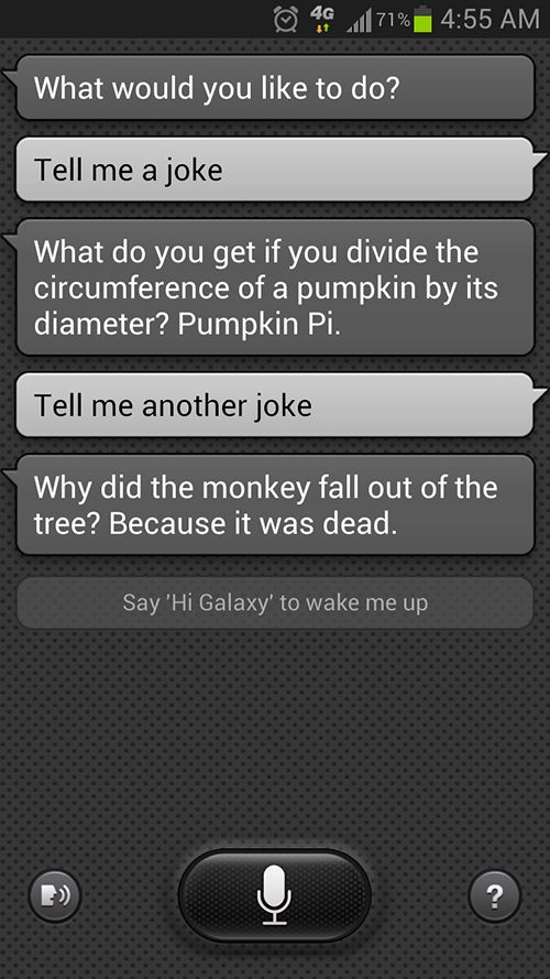 Ask Siri to tell you a joke