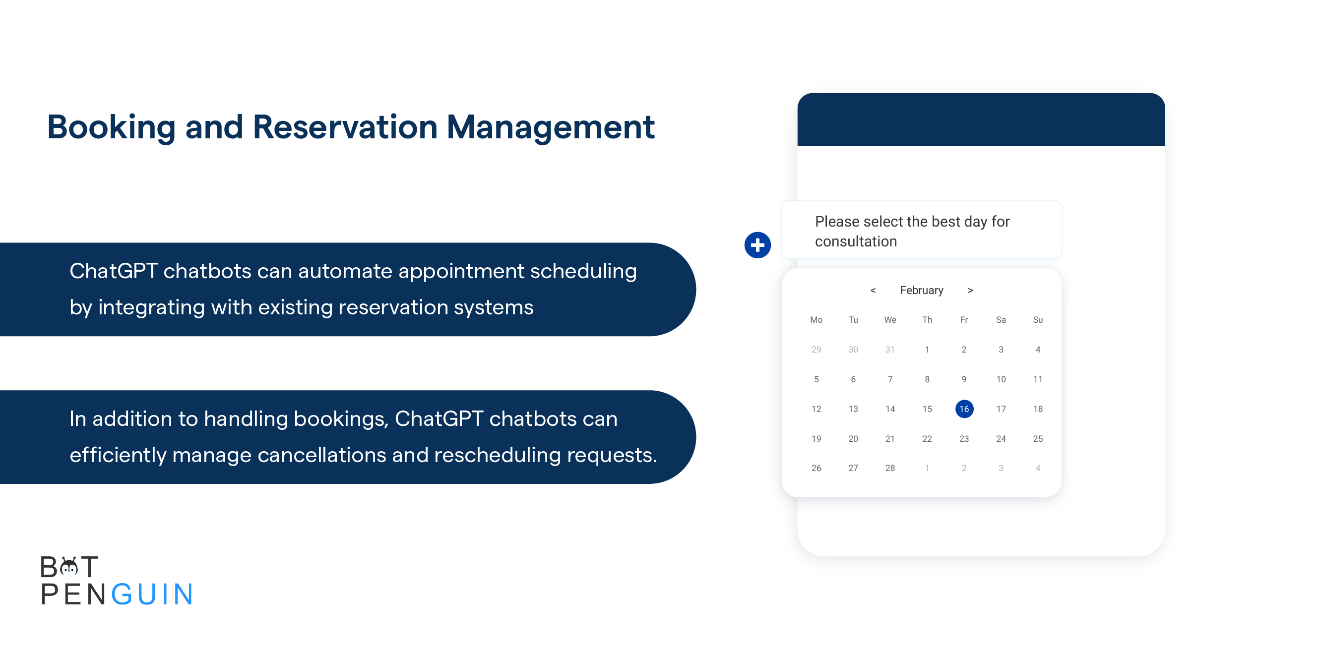 Booking and Reservation Management.