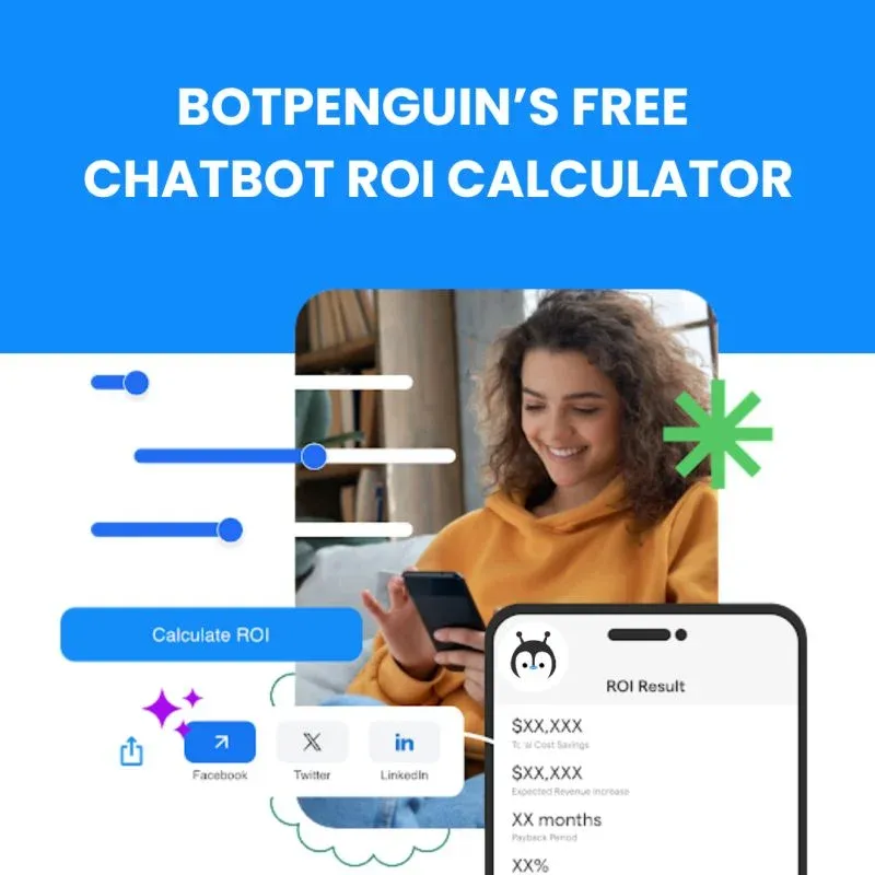 BotPenguin Free Chatbot ROI Calculator