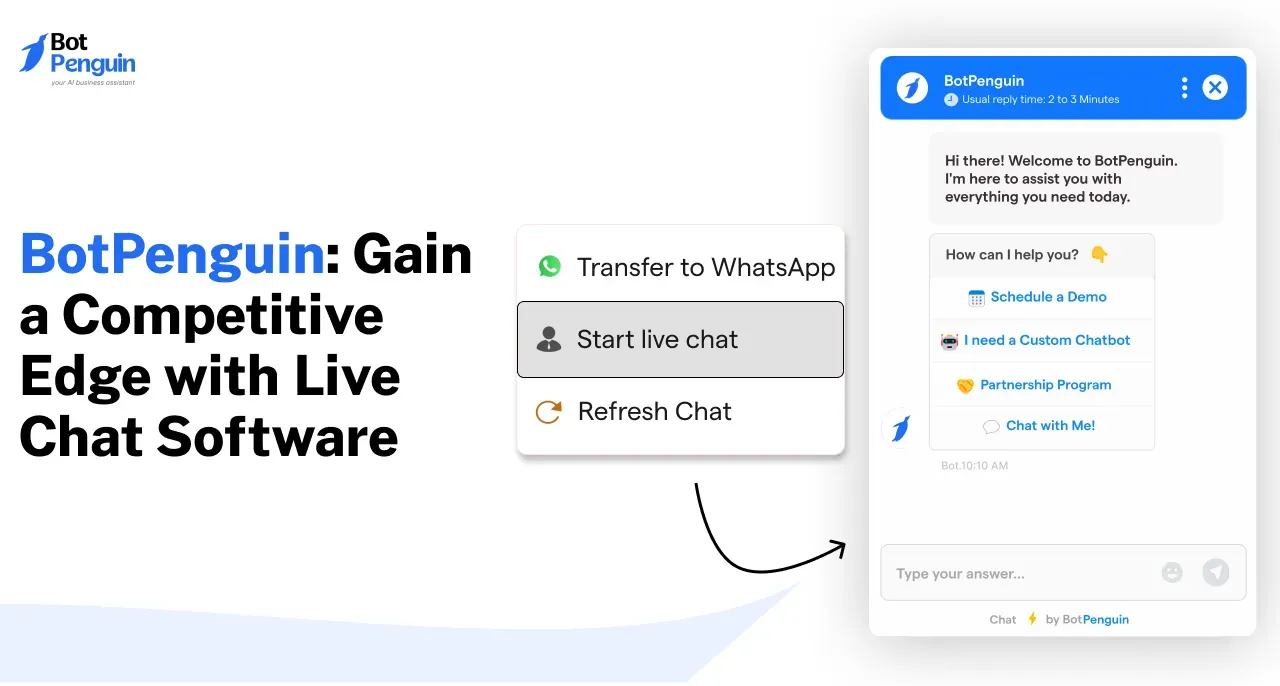 BotPenguin: Gain a Competitive Edge with Live Chat Software