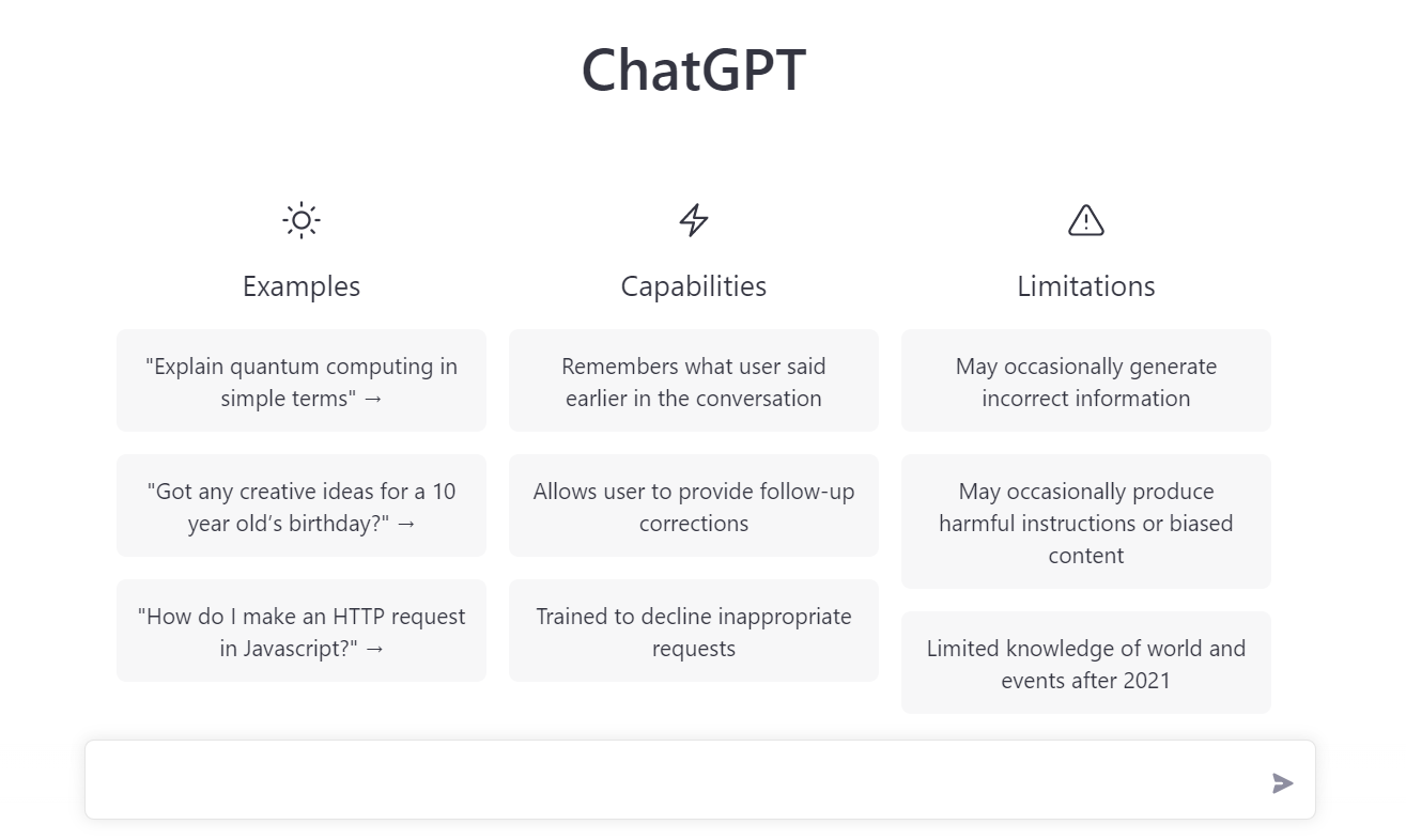 What is ChatGPT?