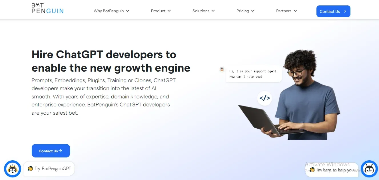 BotPenguin ChatGPT Developers