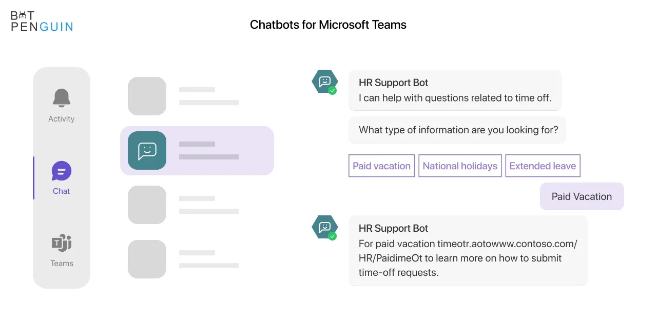 Chatbots for Microsoft Teams