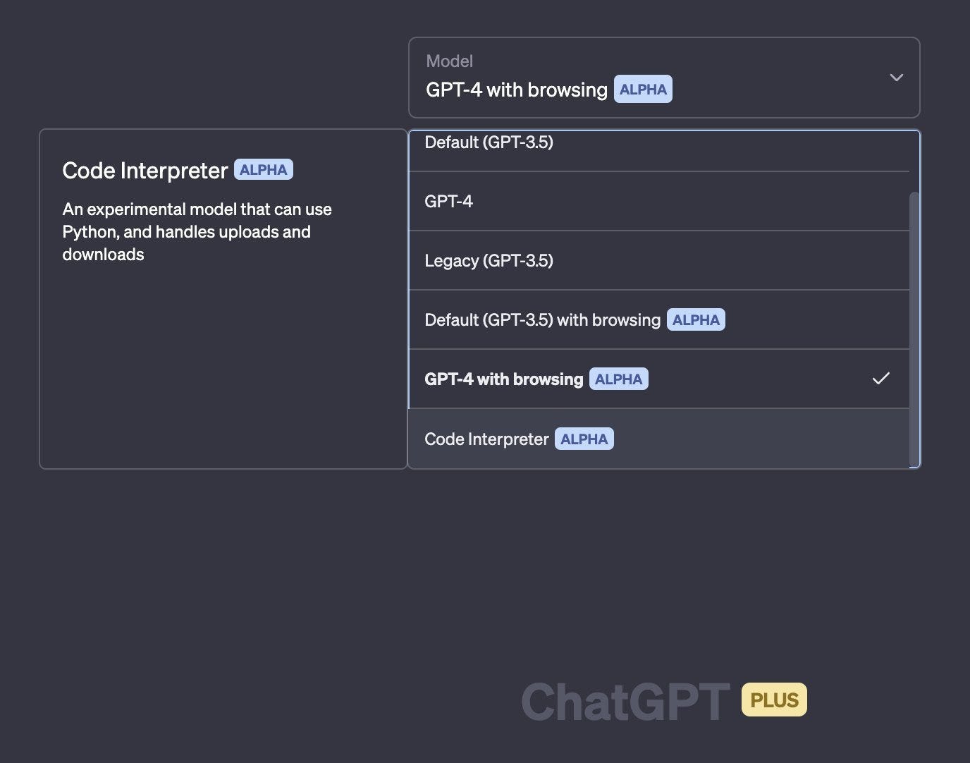 Code Interpreter Plugin for ChatGPT