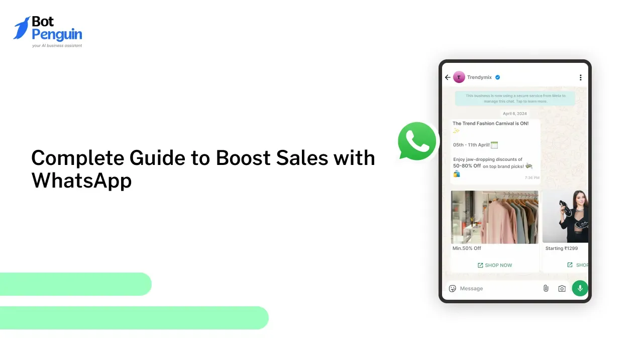 Complete Guide to Boost Sales with WhatsApp