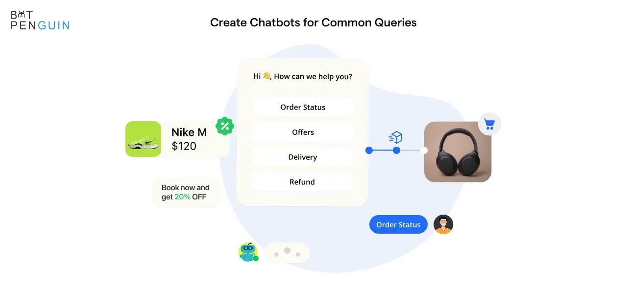 Create Chatbots for Common Queries