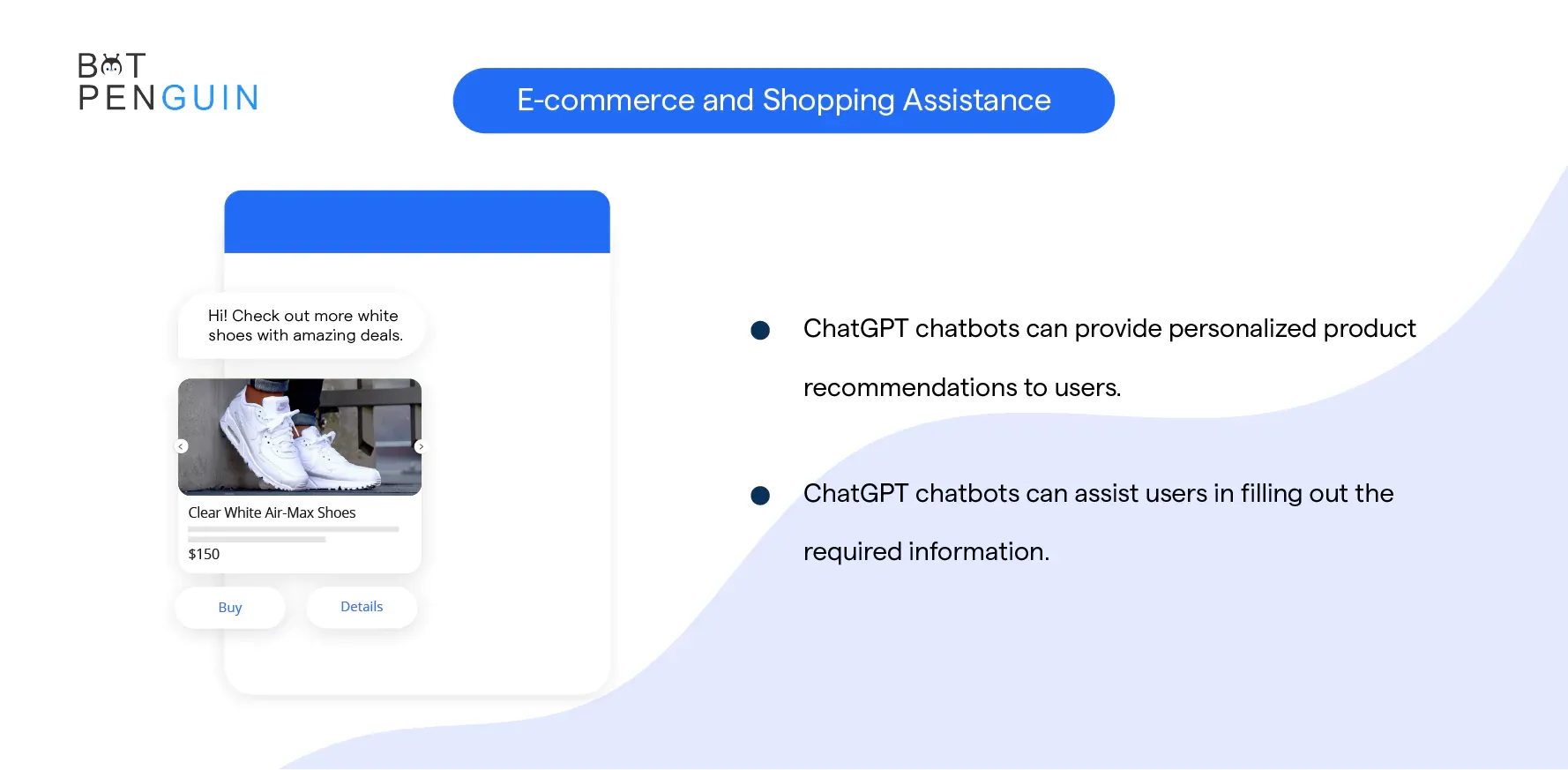 E-commerce and Shopping Assistance.