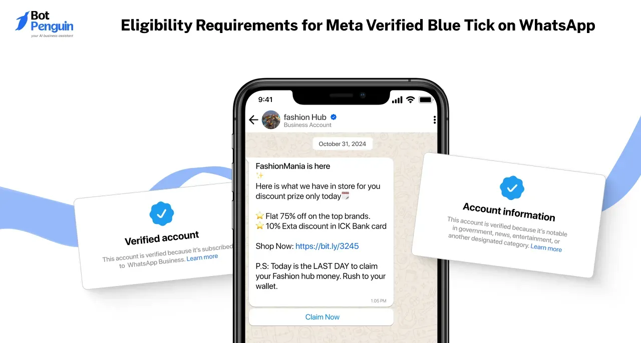 Eligibility Requirements for Meta Verified Blue Tick on WhatsApp