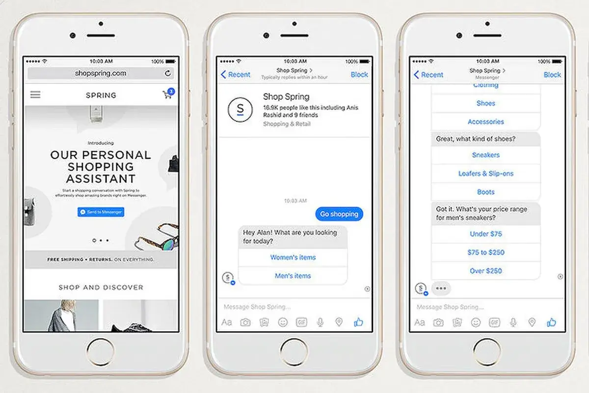 Understanding the functionality of chatbots on Facebook