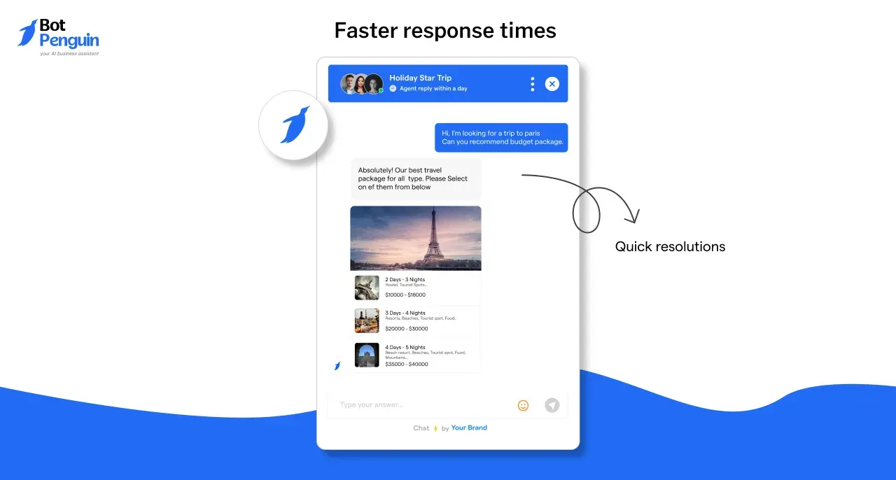 Faster response times