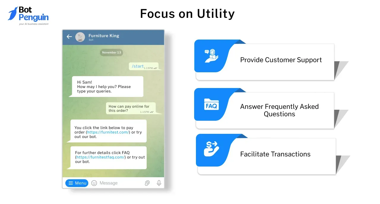 Telegram AI Chatbot best practices