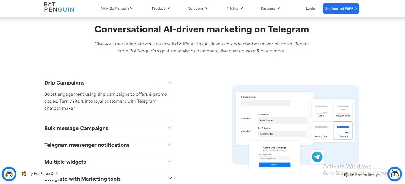 Telegram marketing