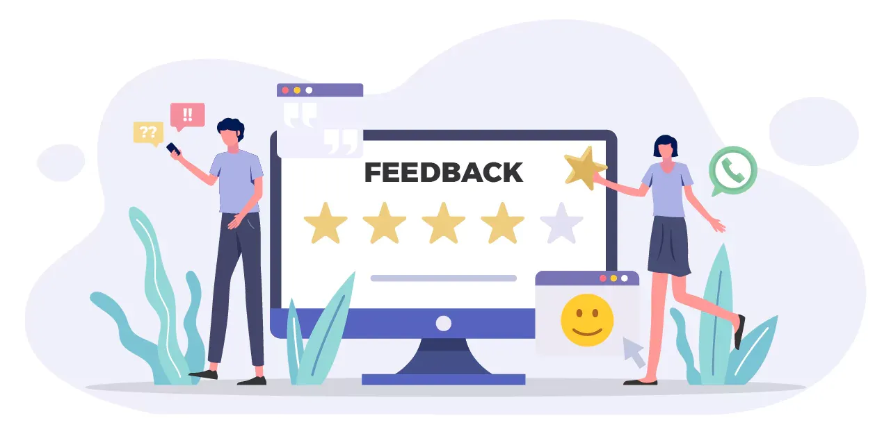 Get customer feedback and improve