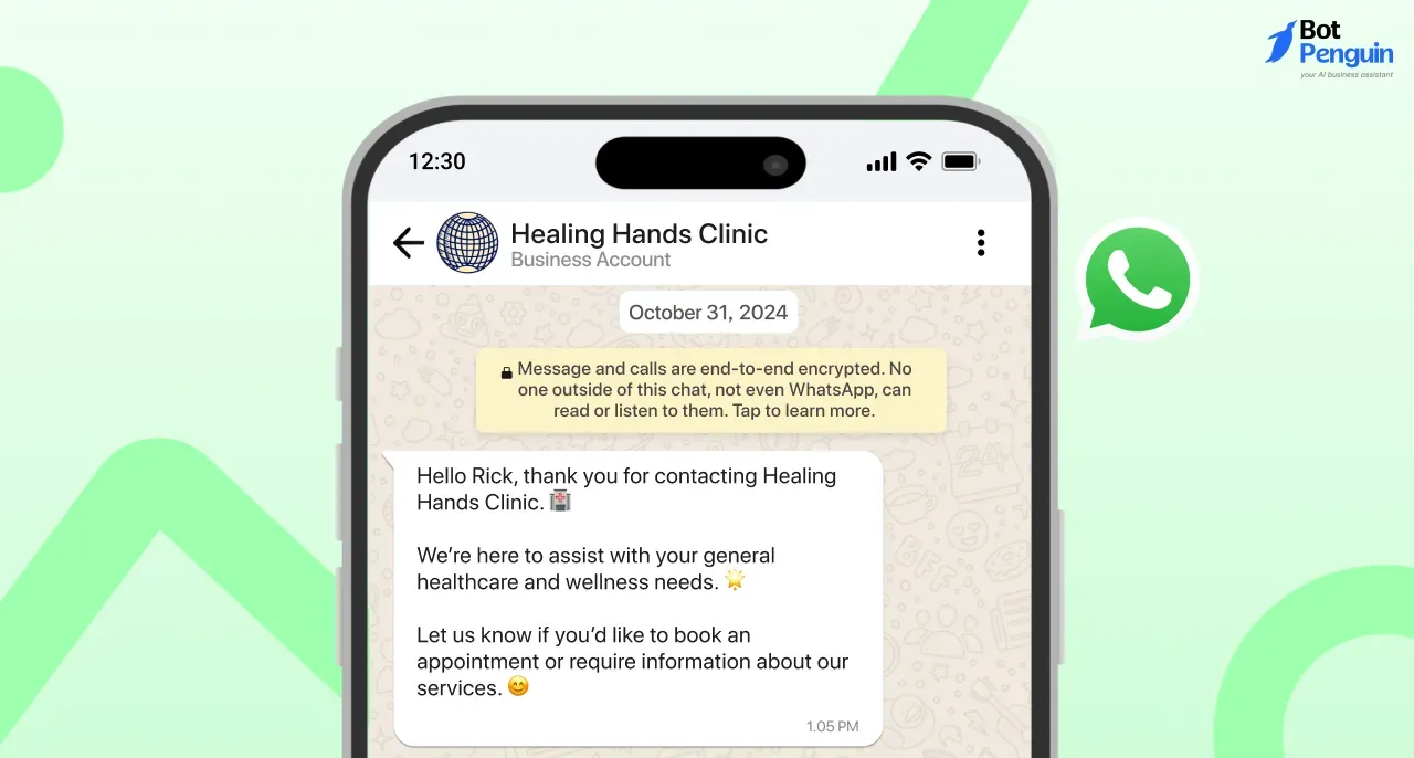 WhatsApp Business introduction for Healthcare