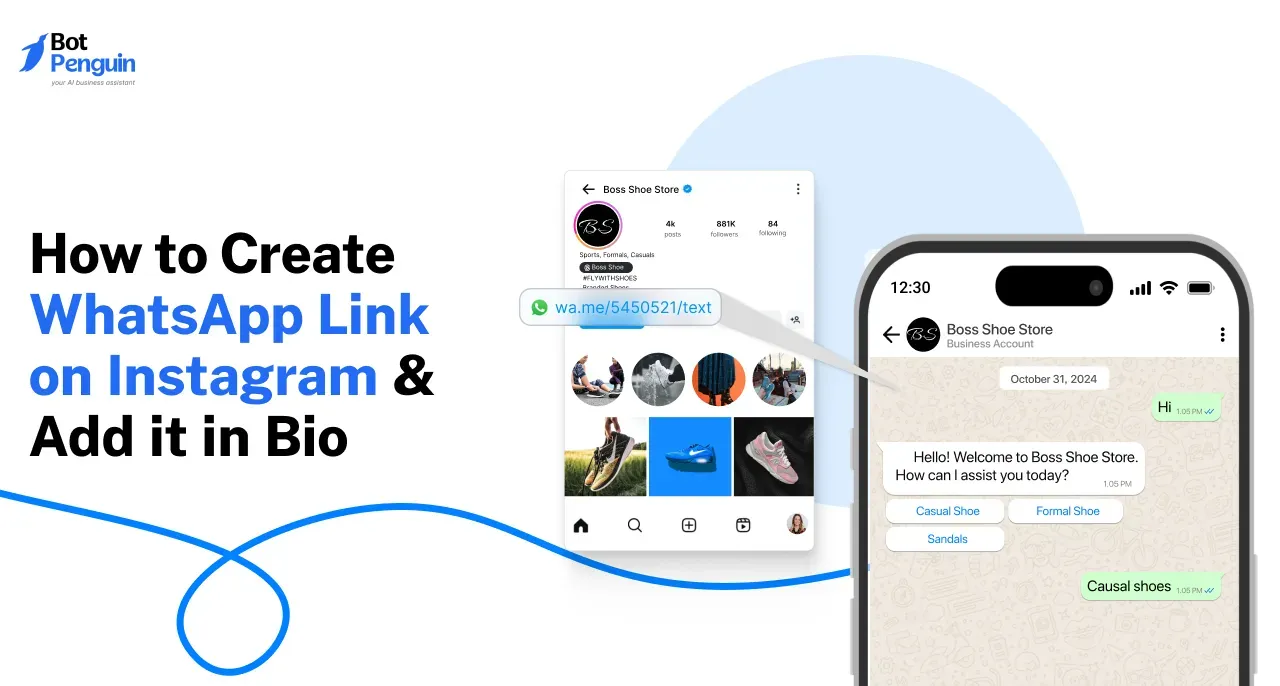 How to Create WhatsApp Link on Instagram & Add it in Bio