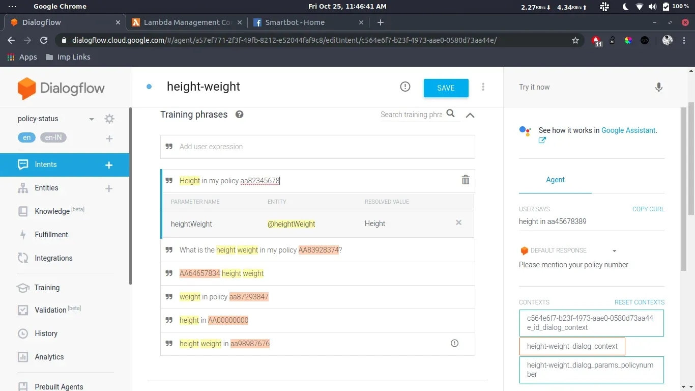 How to Train a Dialogflow Agent?