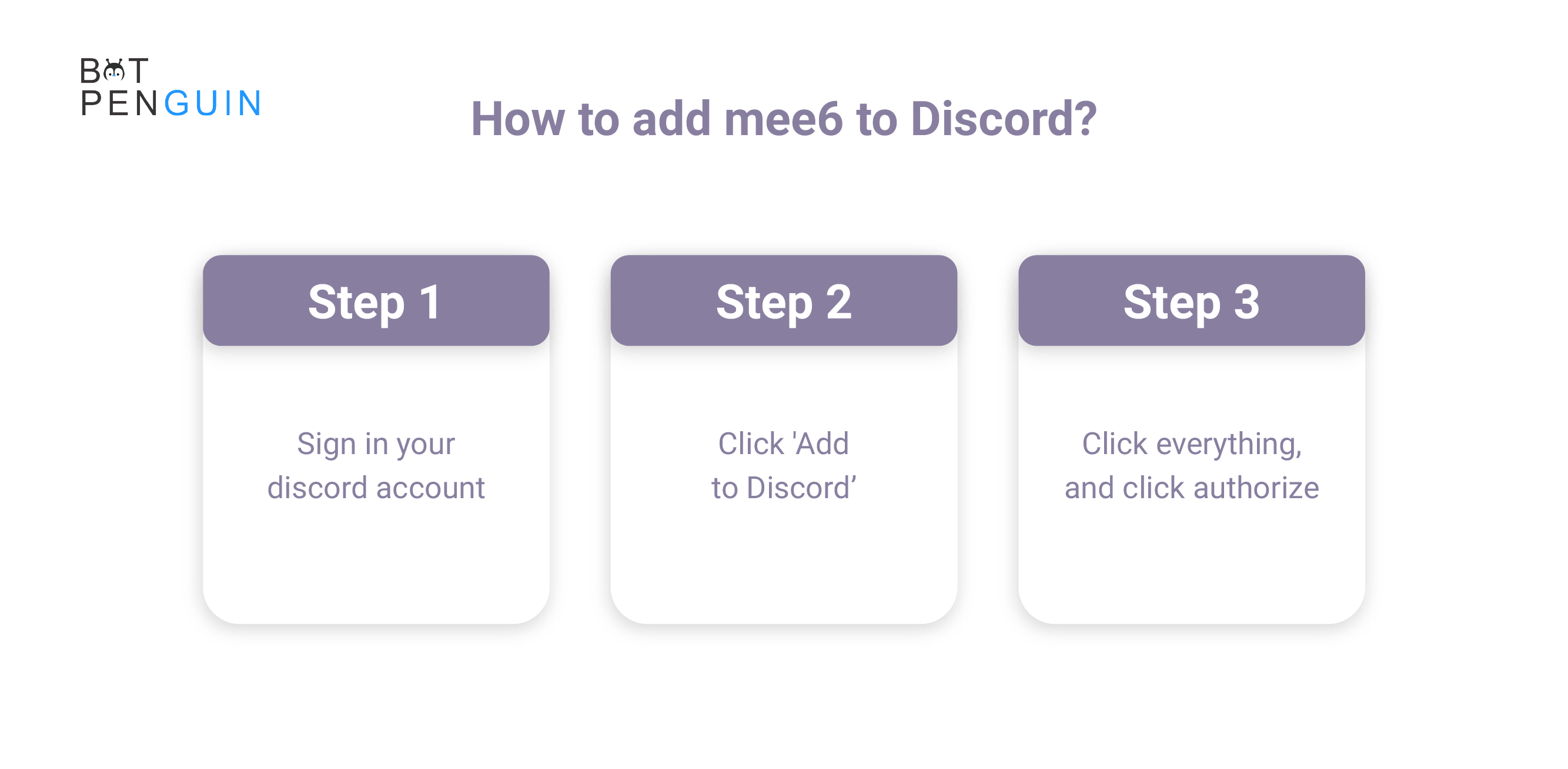 How to add mee6 to Discord?