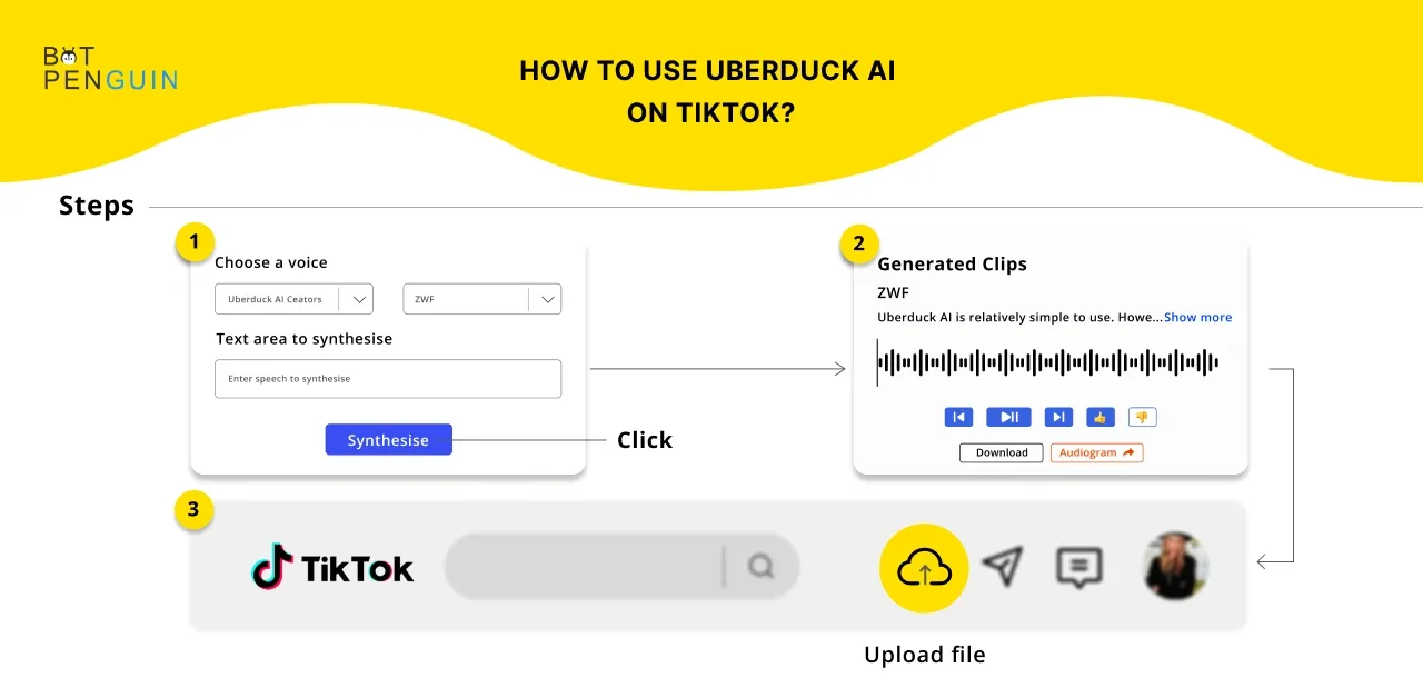 How to use Uberduck AI on TikTok?