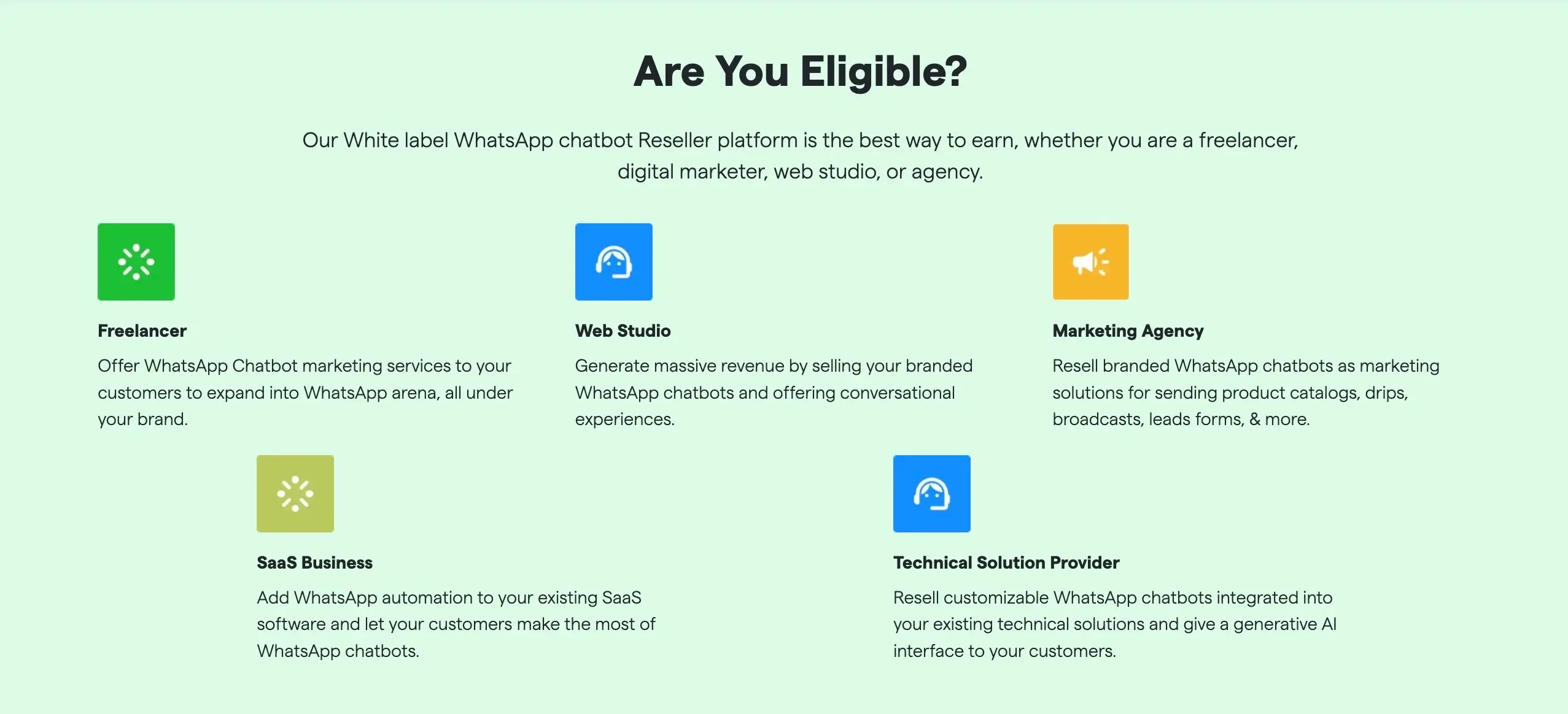 Who Can become WhatsApp Whitelabel Chatbot Reseller