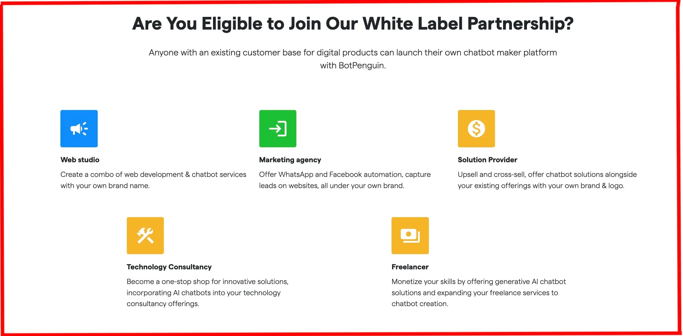 Who Can Become a White Label Chatbot reseller