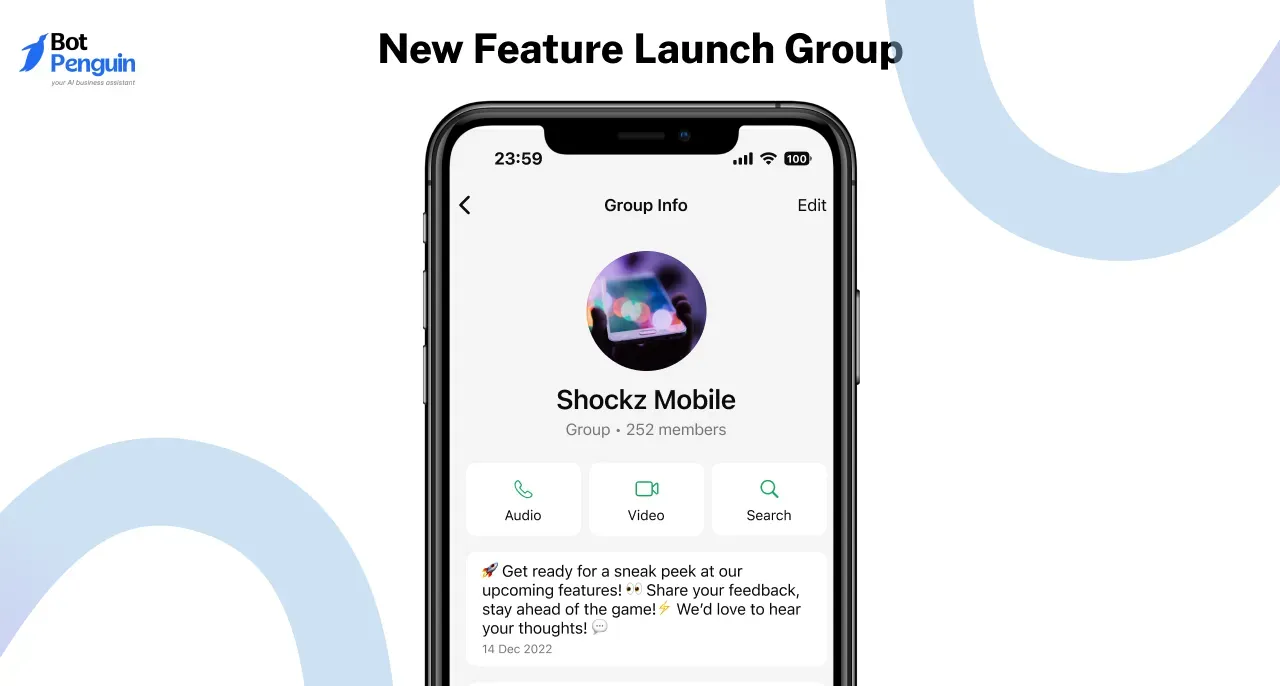 New Feature Launch Group