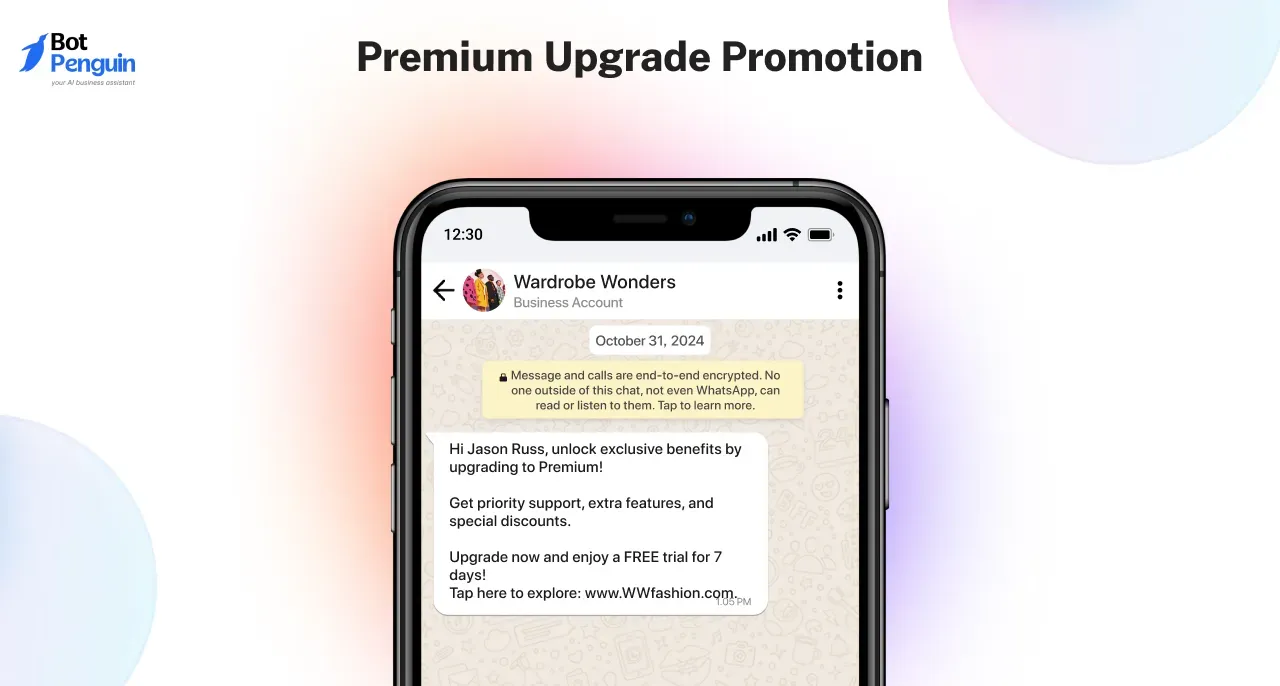 Premium Upgrade Promotion