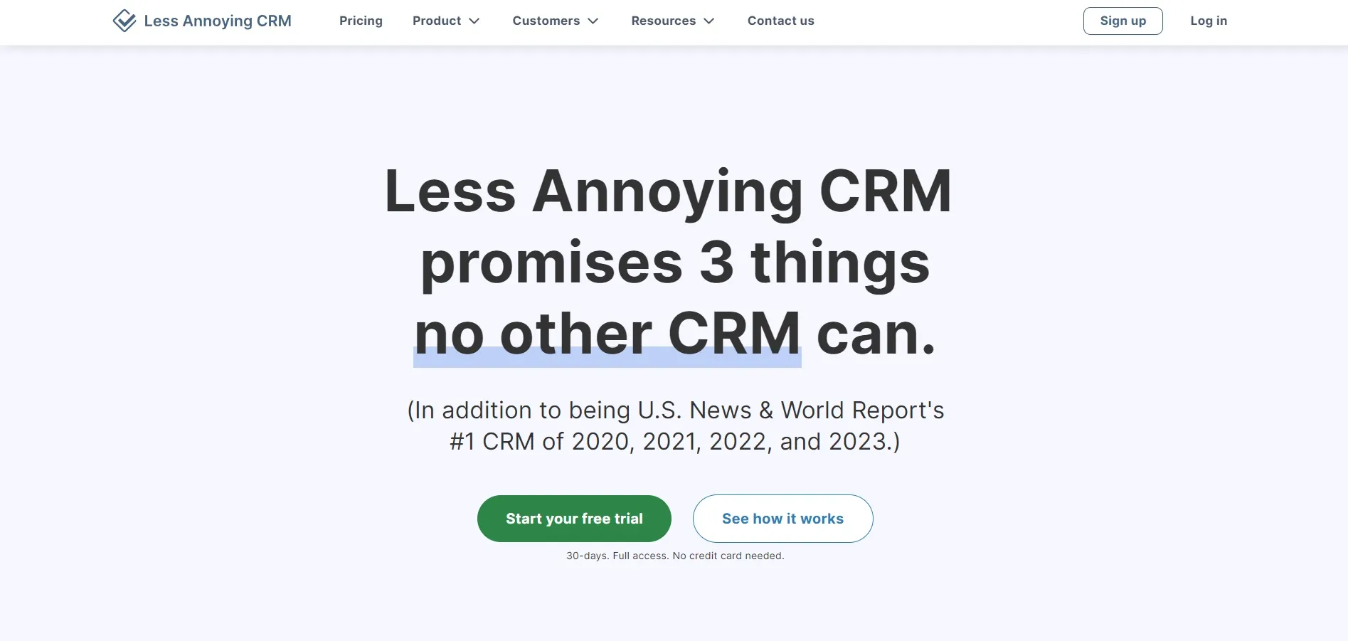 What is a Less Annoying CRM?