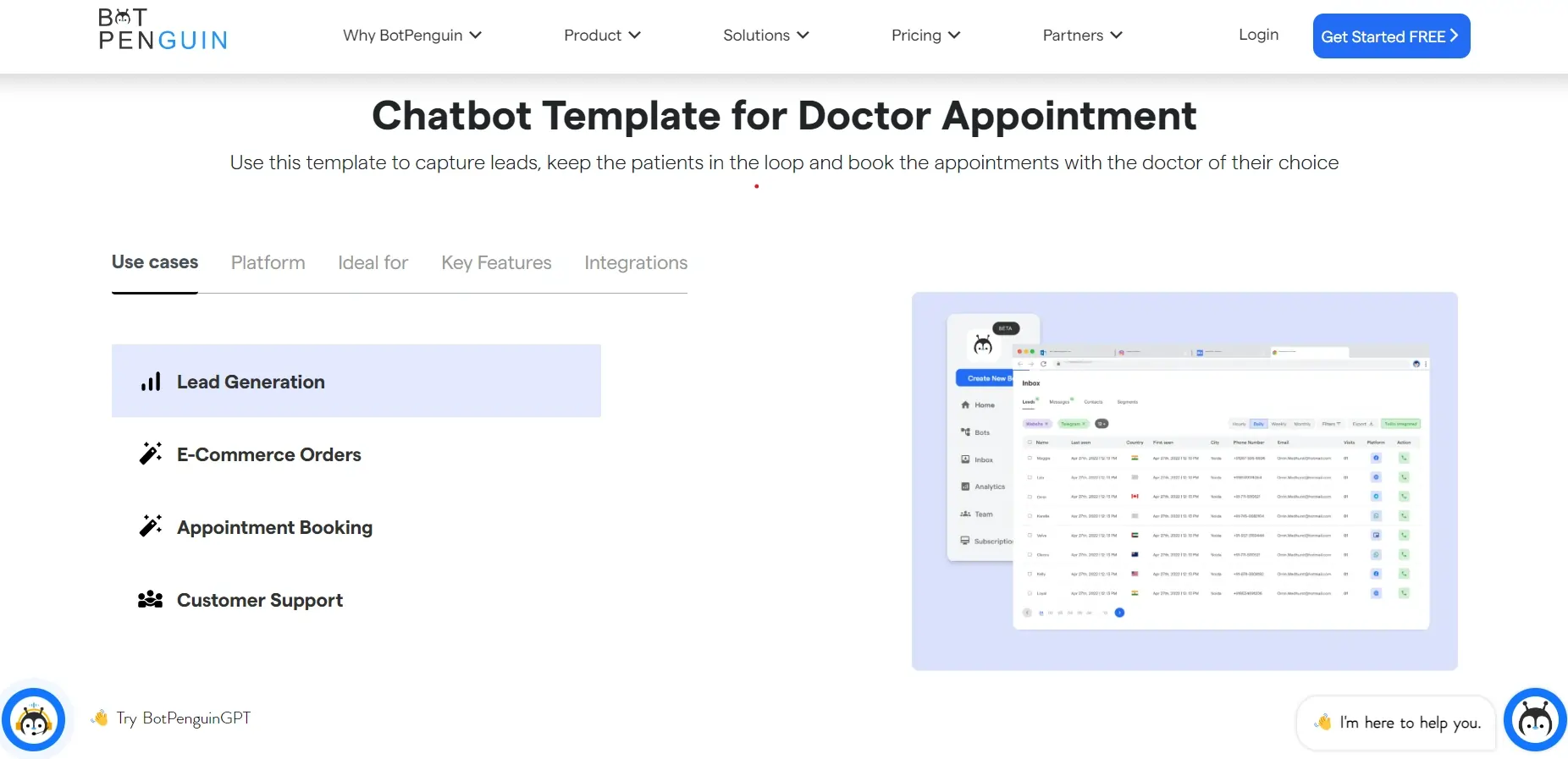 Chatbots for booking appointments