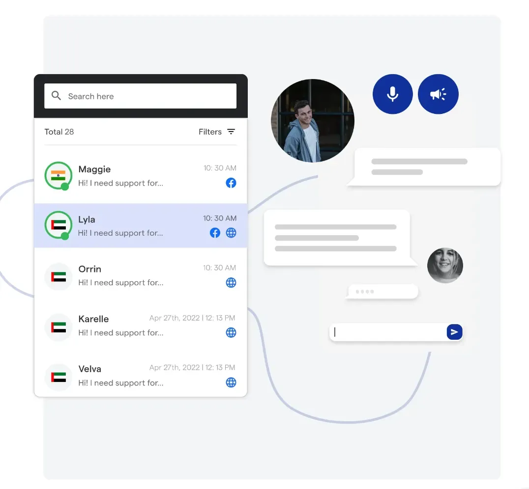 Employee support provided through chatbots