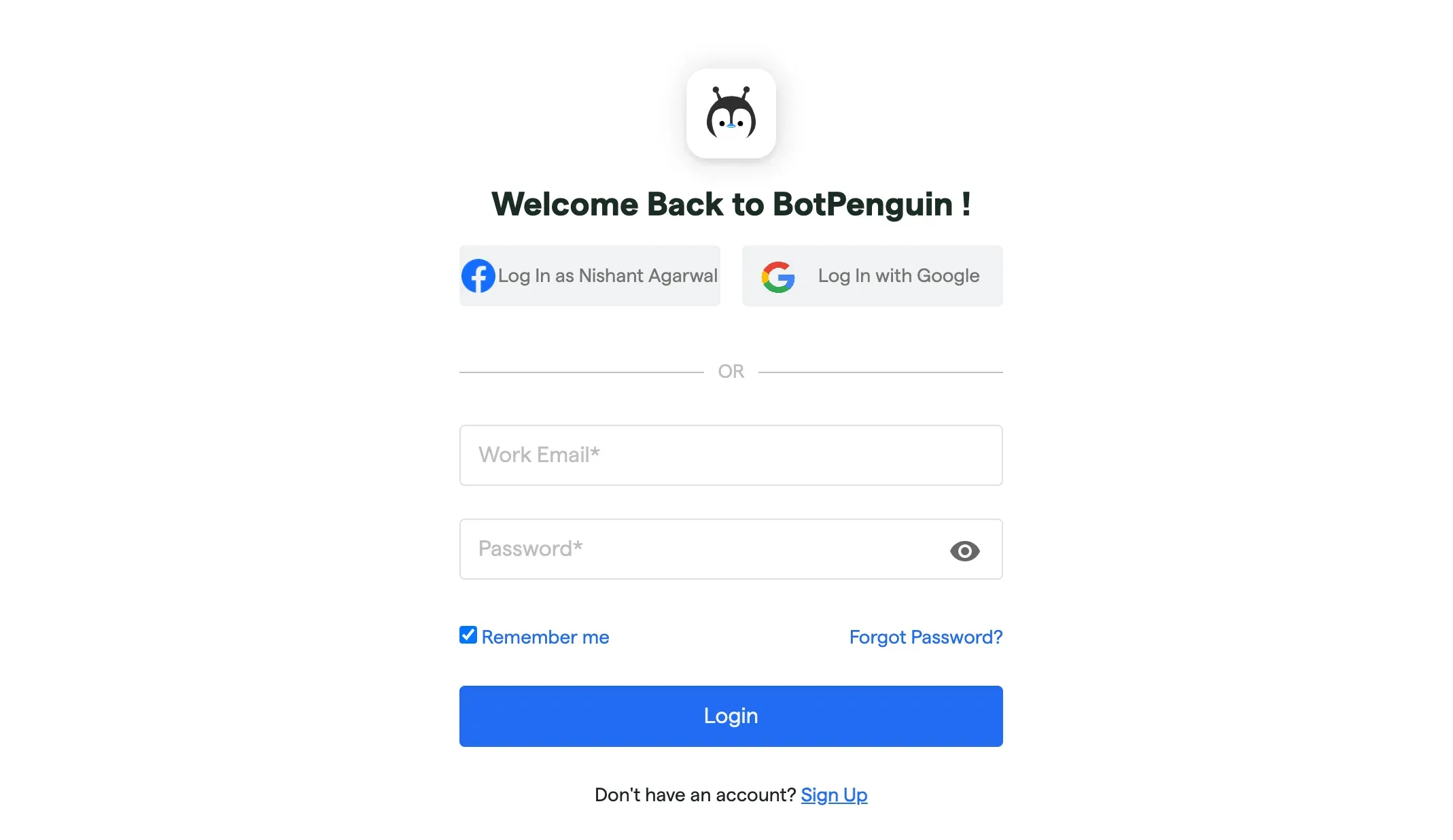 Access the BotPenguin Website