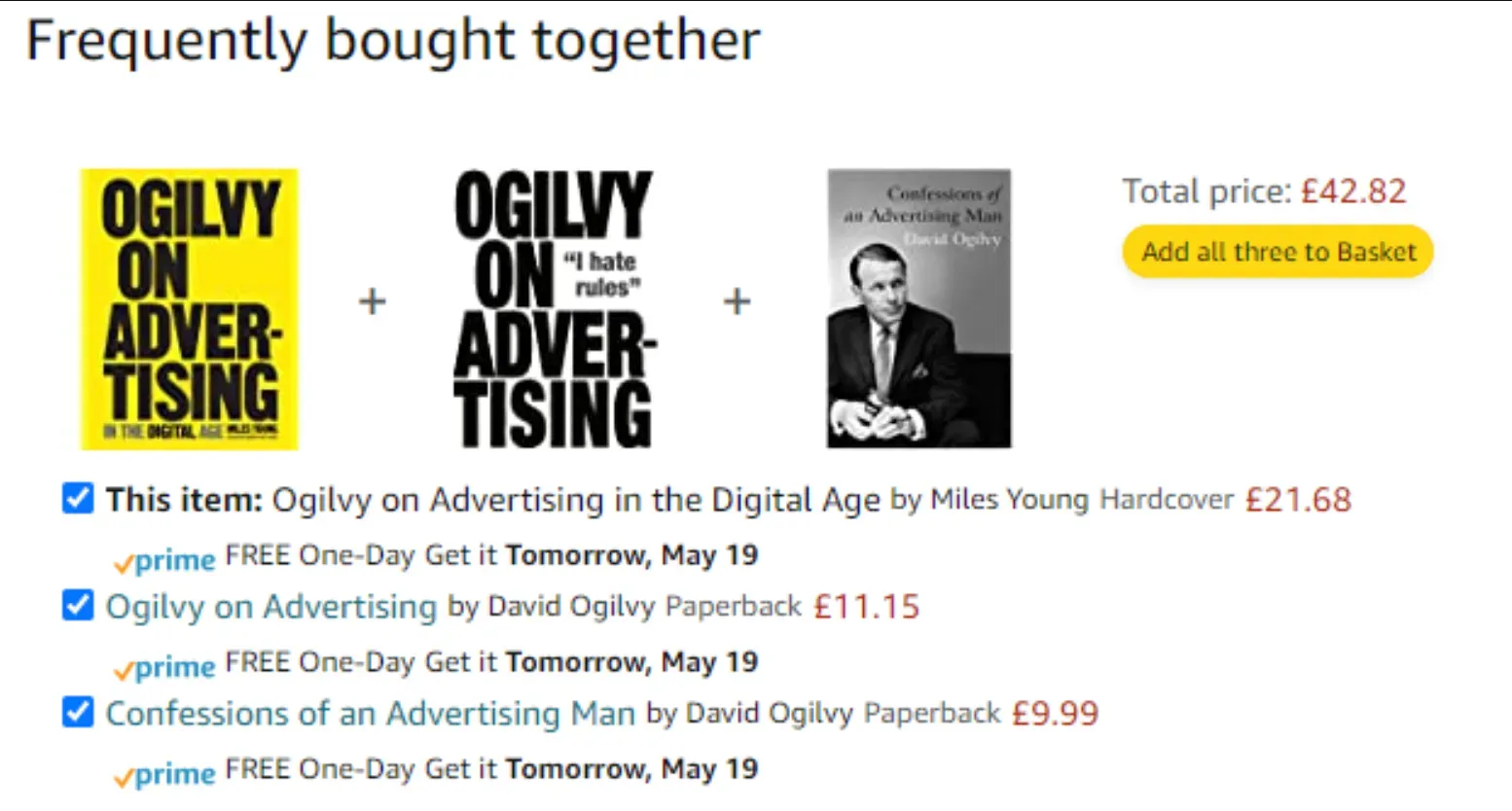Amazon's 'Frequently Bought Together'