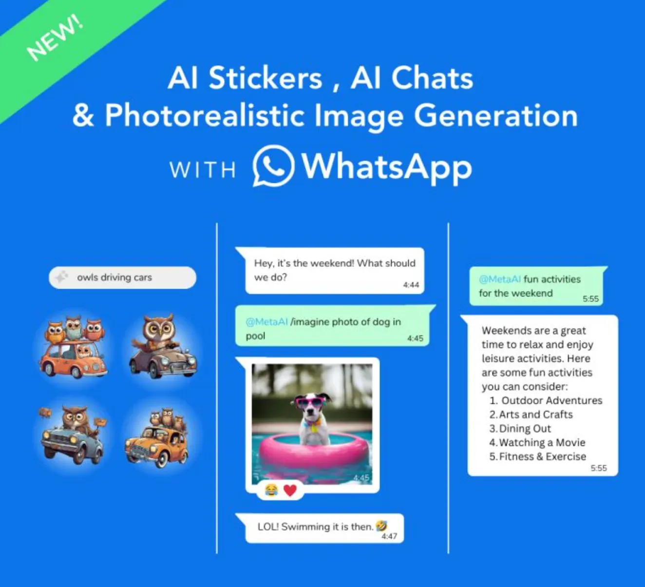 WhatsApp Beta Tests Support for AI-Generated Stickers on Android and Adds  Screen Lock for Web Interface