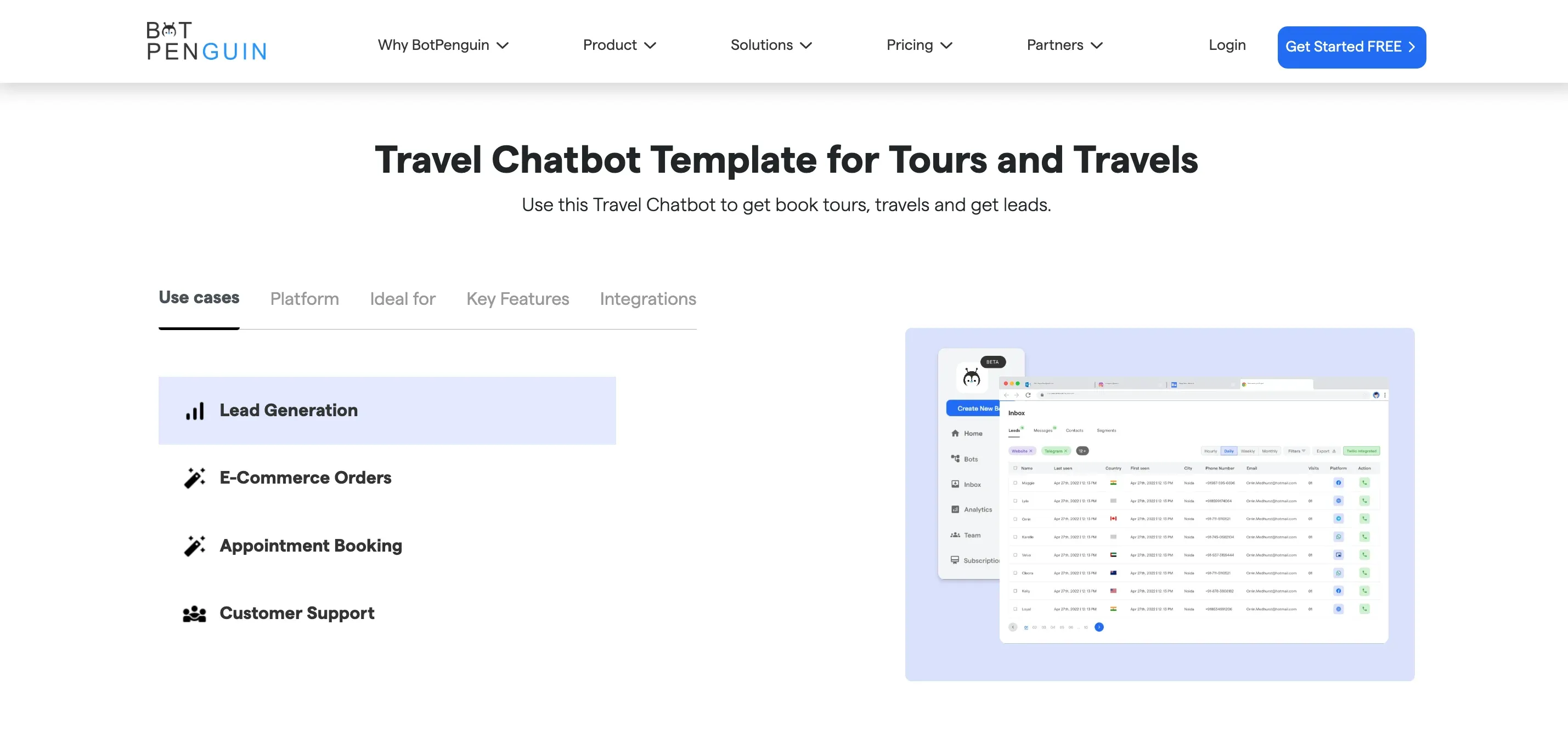 Why Choose BotPenguin for Creating a Travel Chatbot?