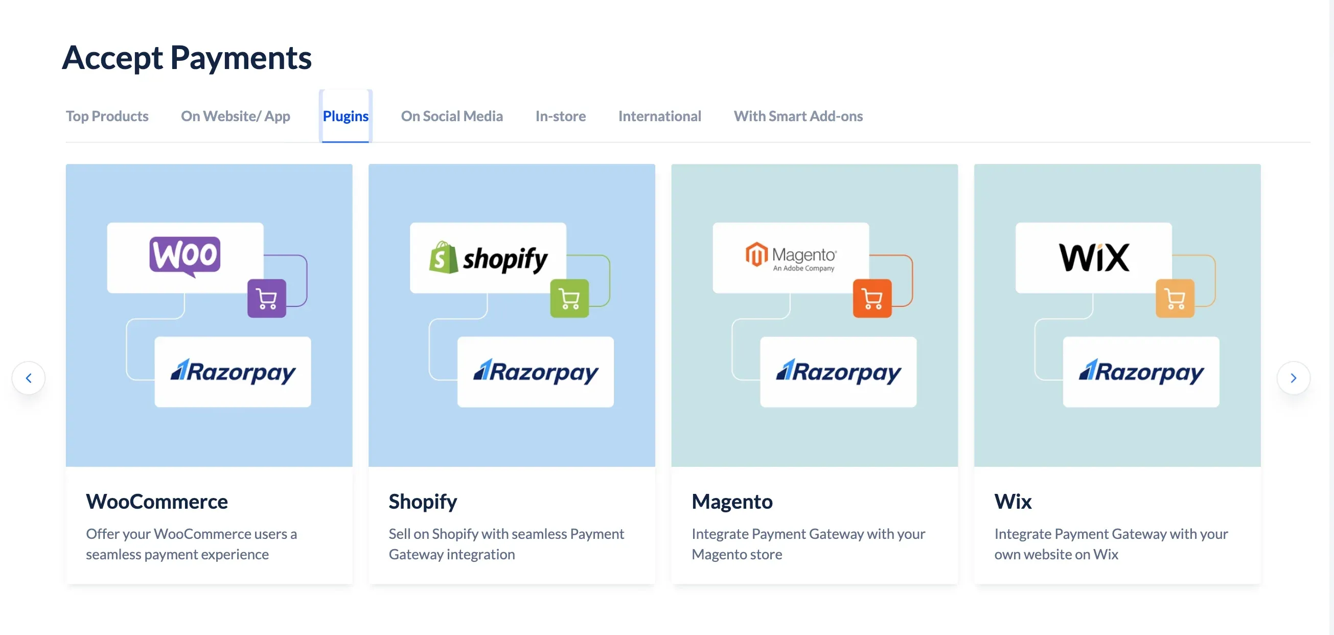Integrating Razorpay with ecommerce platforms