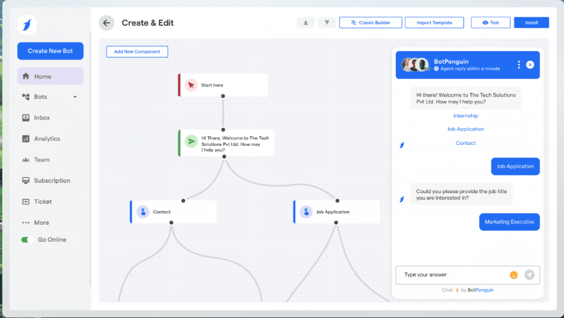 Design your chatbot