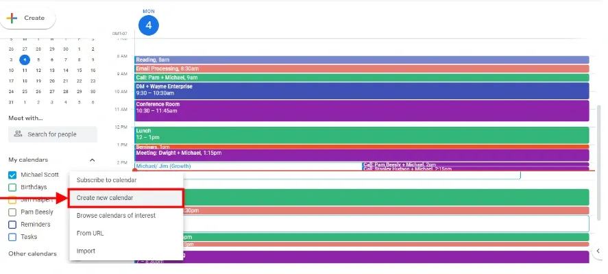 Create multiple calendars