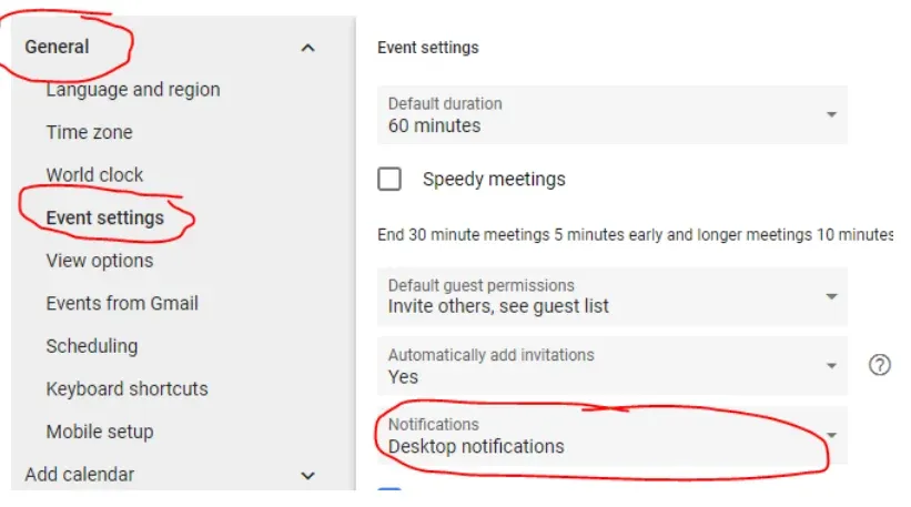 Enable desktop notifications.