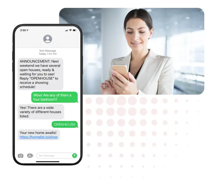 SMS examples for real estate marketing
