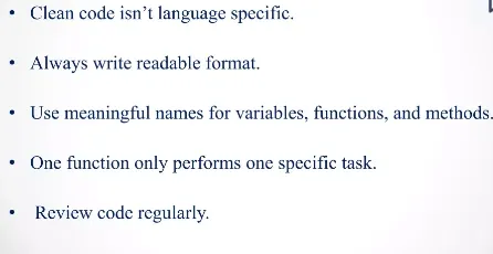 Best Practices for Writing Clean Coding