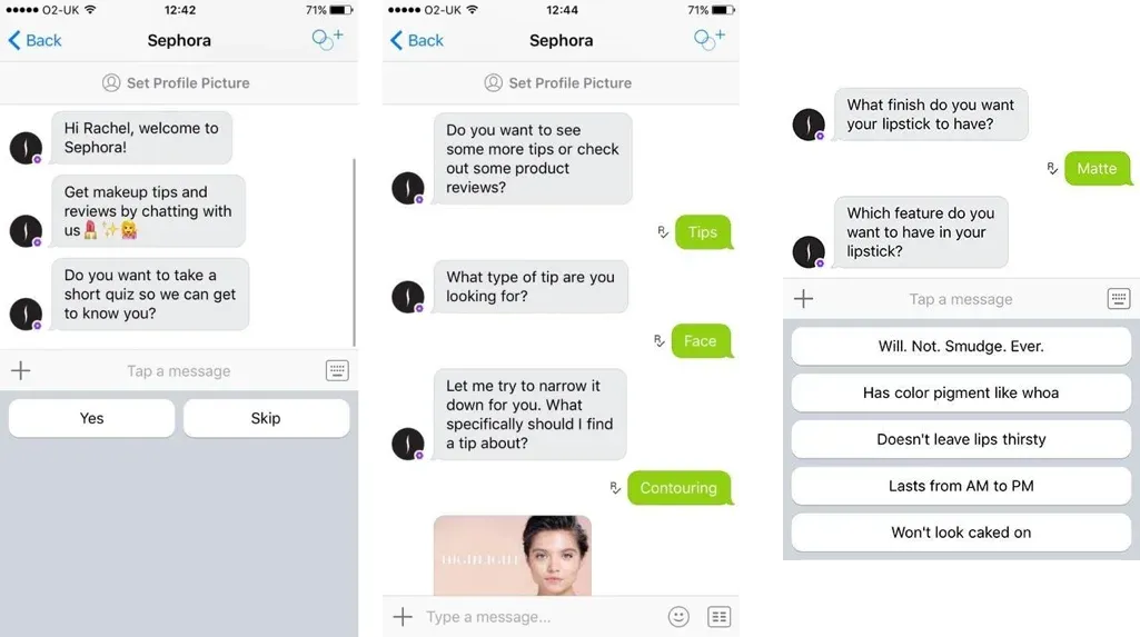 Sephora's Chatbot