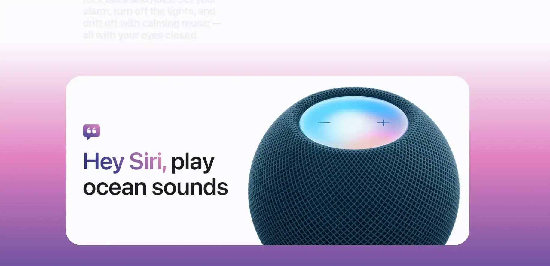 HomePod adds new features and Siri languages - Apple