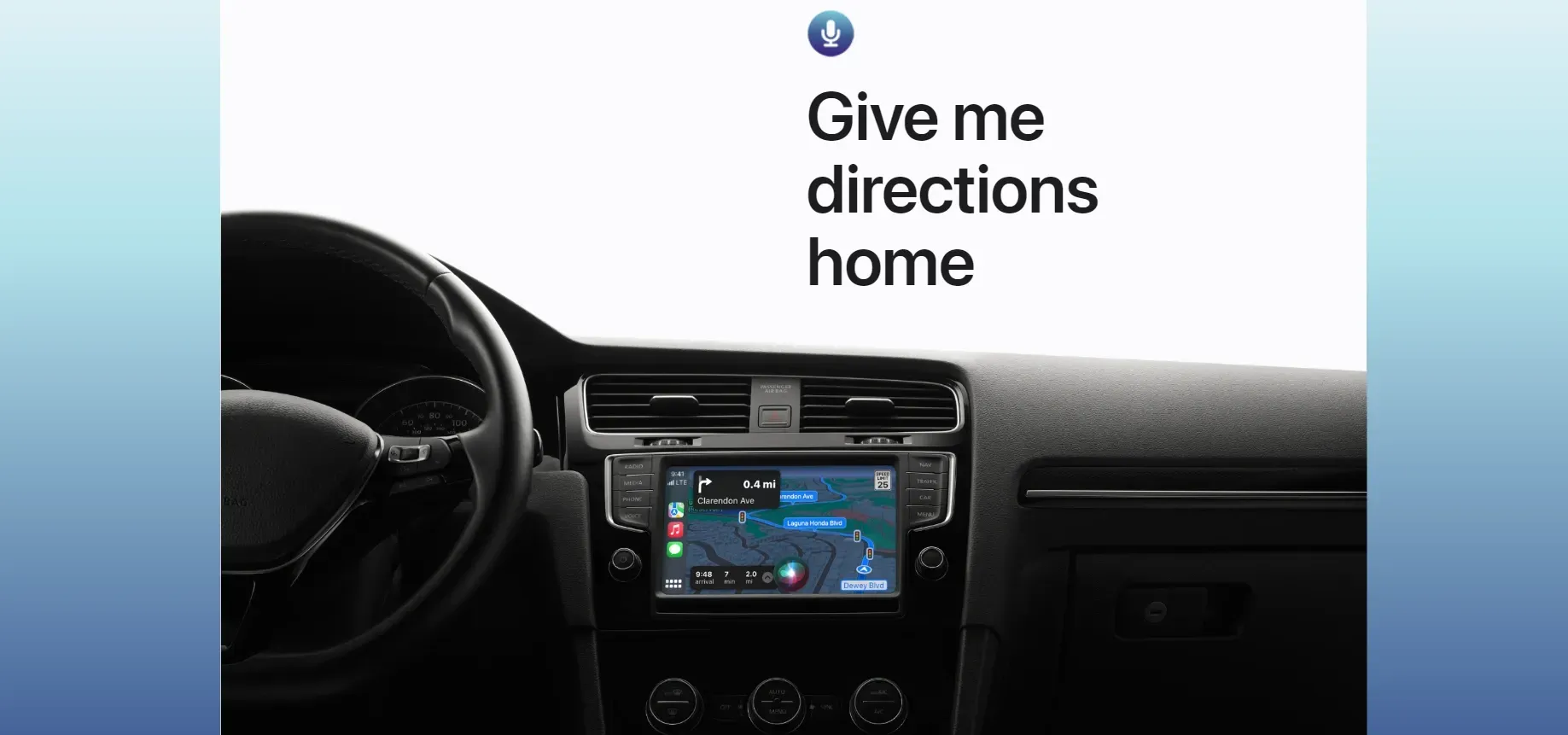 Siri Navigation and Travel