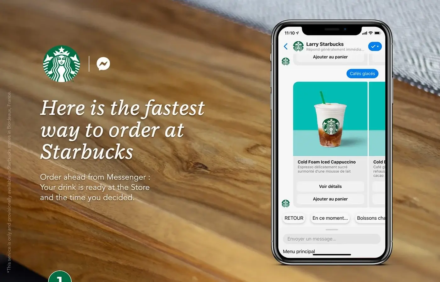 Starbucks customer service chatbot