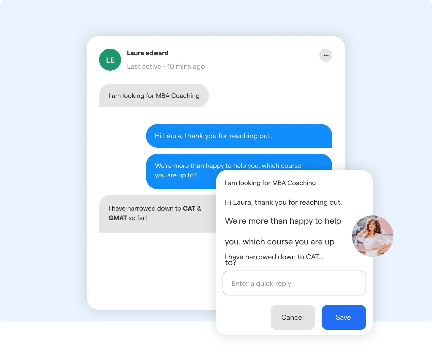 Efficient Customer Support through chatbots